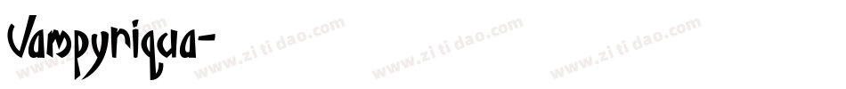 Vampyriqua字体转换