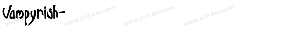 Vampyrish字体转换