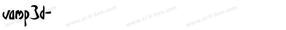 vamp3d字体转换