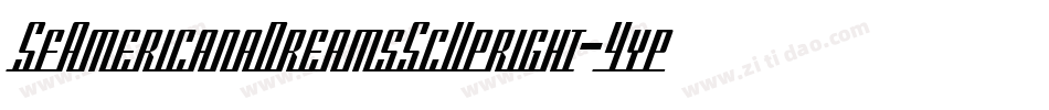 SfAmericanaDreamsScUpright-4ypB字体转换 SfAmericanaDreamsScUpright-4ypB字体转换