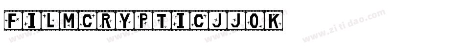 FilmCryptic-JJOK字体转换