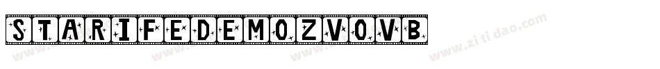 StarifeDemo-ZVovB字体转换