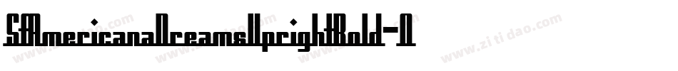SfAmericanaDreamsUprightBold-OEDO字体转换 SfAmericanaDreamsUprightBold-OEDO字体转换
