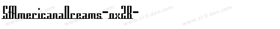 SfAmericanaDreams-oxZB字体转换 SfAmericanaDreams-oxZB字体转换