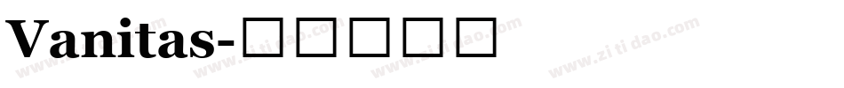 Vanitas字体转换
