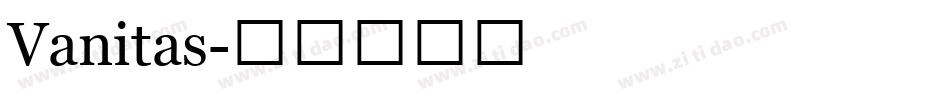 Vanitas字体转换