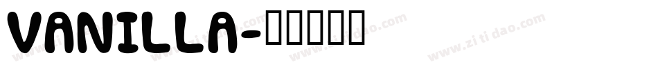 VANILLA字体转换