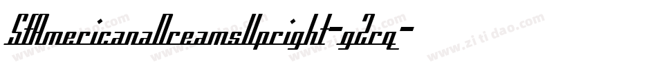 SfAmericanaDreamsUpright-g2rq字体转换 SfAmericanaDreamsUpright-g2rq字体转换