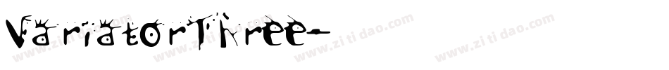 VariatorThree字体转换
