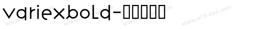 VariexBold字体转换
