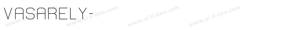 Vasarely字体转换