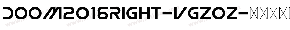 Doom2016Right-VGz0z字体转换