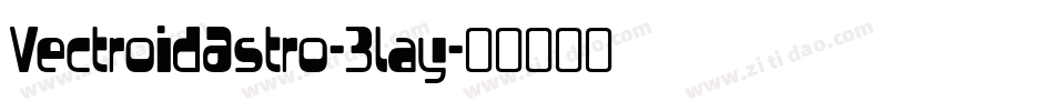 VectroidAstro-3lay字体转换