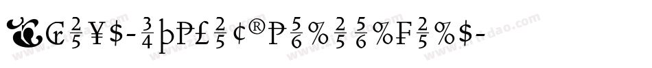 Aries-ItalicRangingFigs字体转换