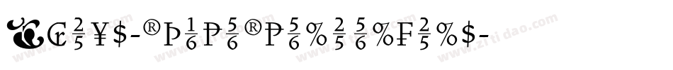 Aries-RomanRangingFigs字体转换