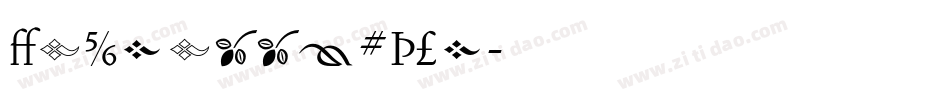 VendettaBold字体转换