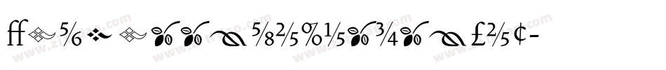 VendettaLightItalic字体转换