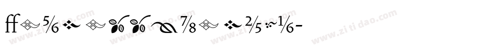 VendettaMedium字体转换