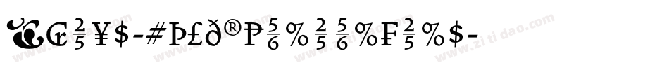 Aries-BoldRangingFigs字体转换
