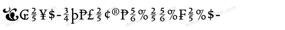 Aries-ItalicRangingFigs字体转换