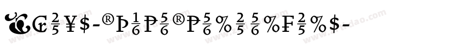 Aries-RomanRangingFigs字体转换
