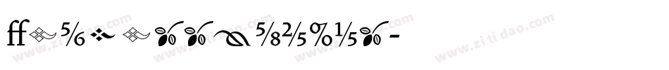 VendettaLight字体转换