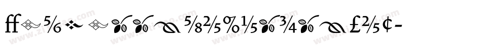 VendettaLightItalic字体转换