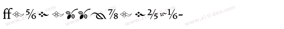 VendettaMedium字体转换