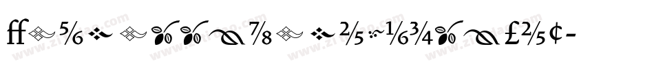 VendettaMediumItalic字体转换