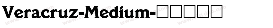 Veracruz-Medium字体转换