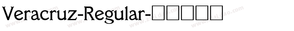 Veracruz-Regular字体转换