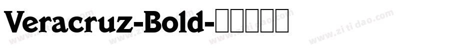 Veracruz-Bold字体转换