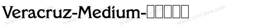 Veracruz-Medium字体转换