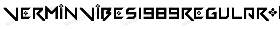 VerminVibes1989Regular-m77m字体转换