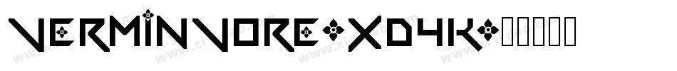 VerminVore-xd4K字体转换