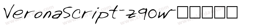 VeronaScript-z9Ow字体转换