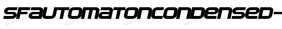 SfAutomatonCondensed-ox7B字体转换