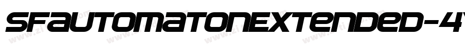 SfAutomatonExtended-4ymB字体转换 SfAutomatonExtended-4ymB字体转换