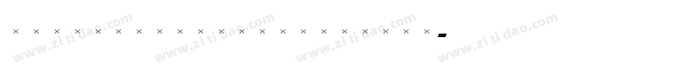 VeroneseBookCondensed字体转换