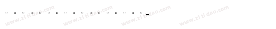 VeroneseExtraBold字体转换