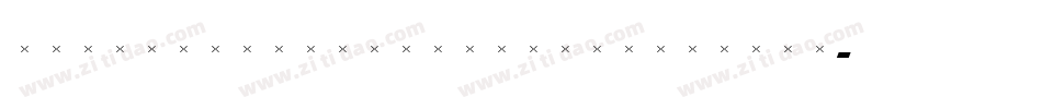 VeroneseExtraBoldCondensed字体转换