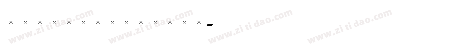 VeroneseMedium字体转换