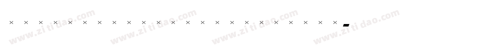VeroneseMediumCondensed字体转换