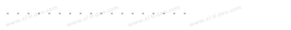 VeroneseExtraBold字体转换