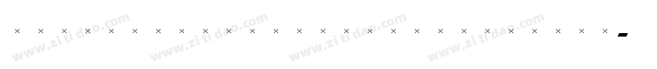 VeroneseExtraBoldCondensed字体转换