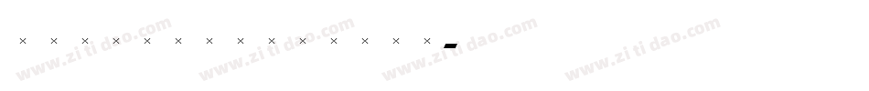 VeroneseMedium字体转换