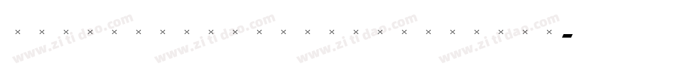 VeroneseMediumCondensed字体转换