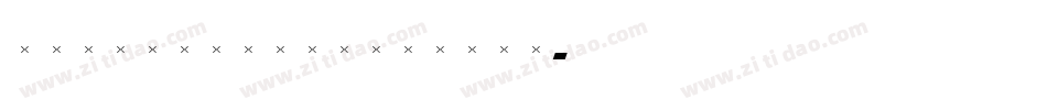 VeroneseExtraBold字体转换