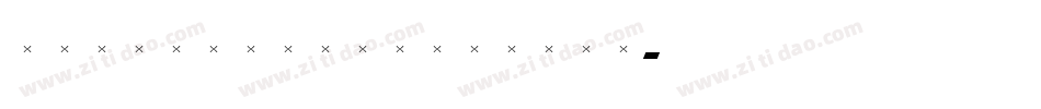VeroneseExtraBold字体转换