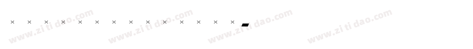 VeroneseMedium字体转换